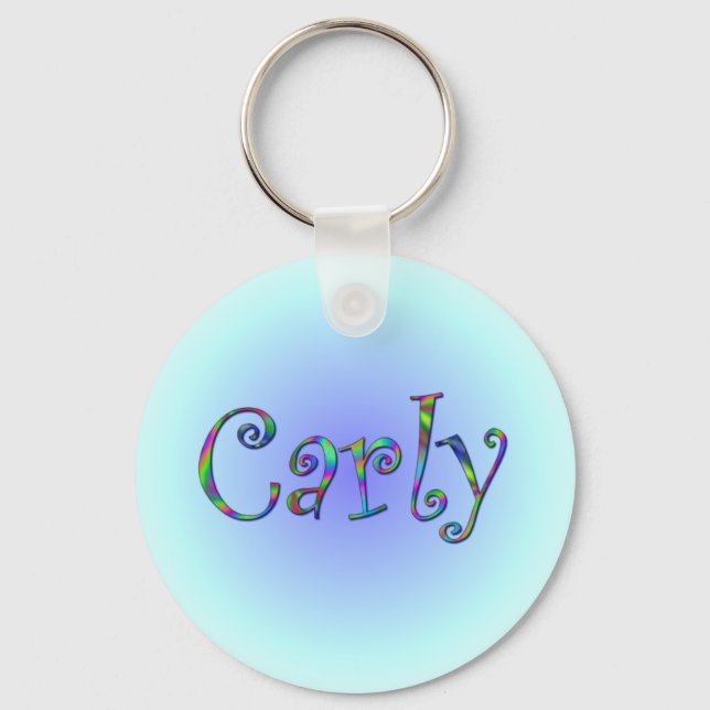 Porte-clés Carly arc-en-ciel (Recto)