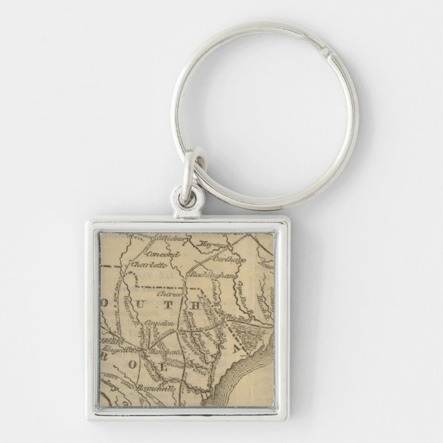 Porte-clés Caroline du Nord, Caroline du Sud (Devant)