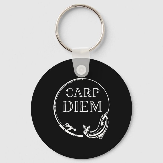 Porte-clés Carp Diem Saisir Carp Funny Pêche Carpe Diem (Recto)