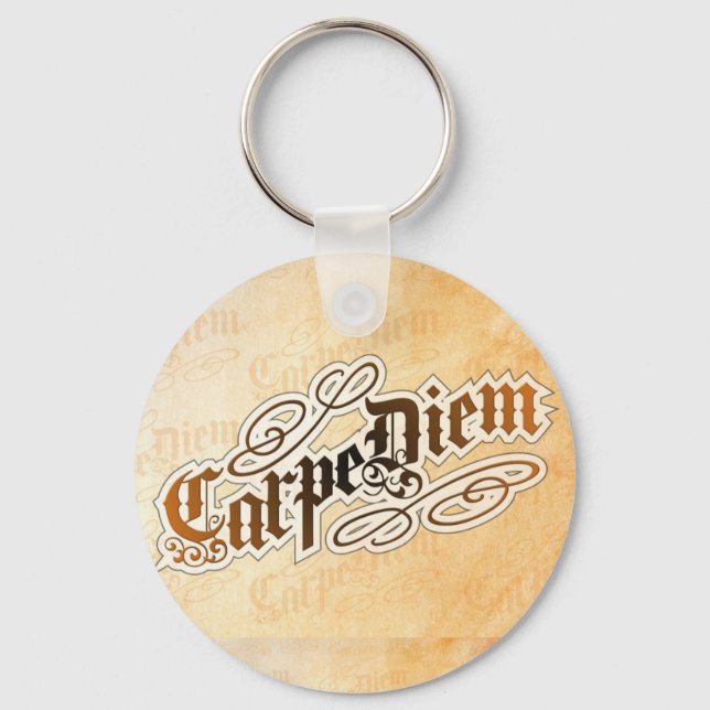Porte-clés carpe diem keychain (Recto)