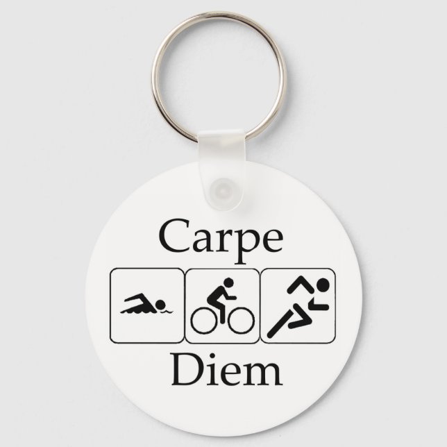 Porte-clés Carpe Diem Triathilon (Recto)