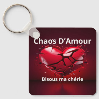 Porte-clés Carré (double face)
