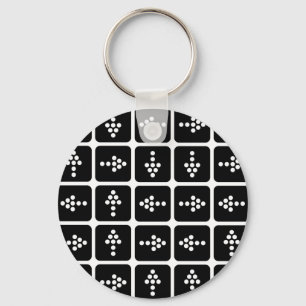 Porte-clés CARRÉ Flèche LED