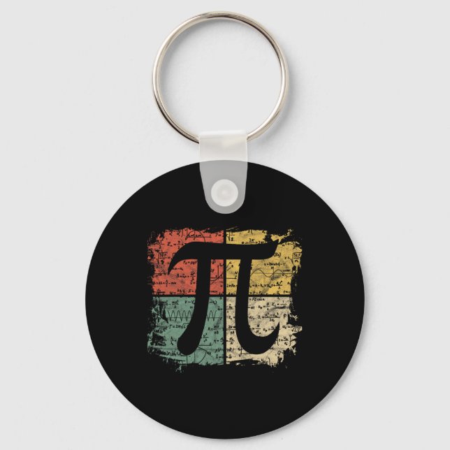 Porte-clés Carré Pi Symbole Cadeau Math Equations Pi Jour Tea (Recto)