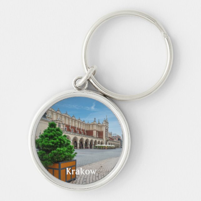 Porte-clés Carré principal dans la vieille ville de Cracovie, (Devant)
