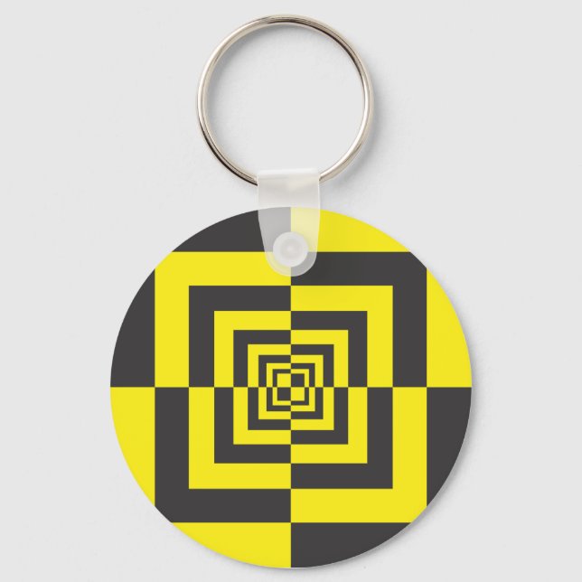 Porte-clés Carrés hypnotiques (Recto)