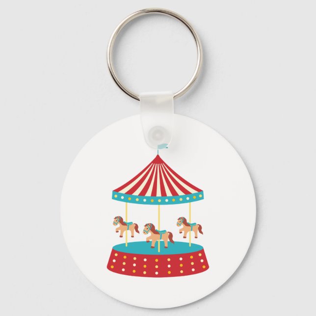 Porte-clés Carrousel du cirque (Recto)
