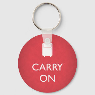 Porte-clés CARRY ON - Luggage - Funny Red