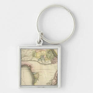 Porte-clés Carte africaine