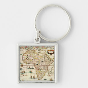 Porte-clés Carte AfriquePanoramiqueAfrique 2