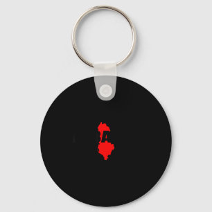 Porte-clés Carte albanaise d'Albanie