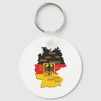 Porte-clés Carte Allemagne