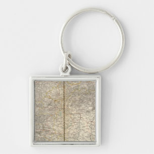 Porte-clés Carte Atlas autrichien