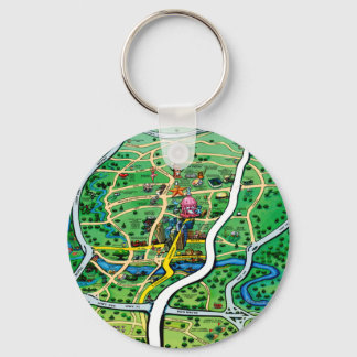 Porte-clés Carte Austin