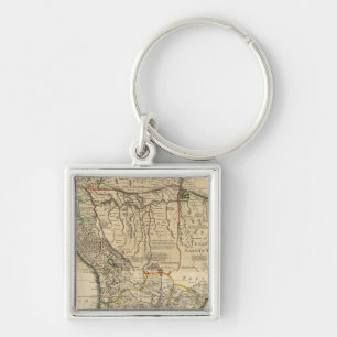 Porte-clés Carte composite de l'Amérique du Sud