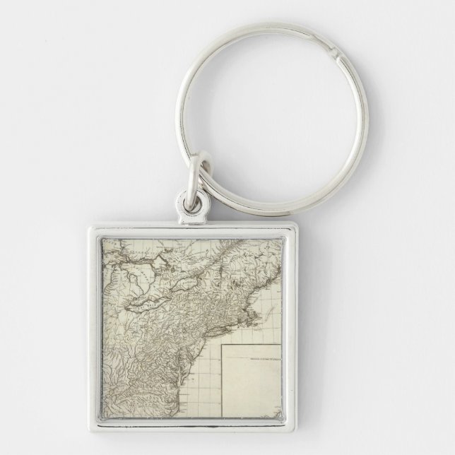 Porte-clés Carte composite du Canada (Devant)