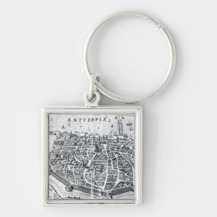 Porte-clés Carte d'Anvers