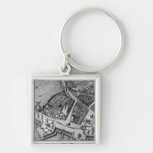 Porte-clés Carte de Hambourg (Devant)