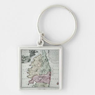 Porte-clés Carte de la Corse