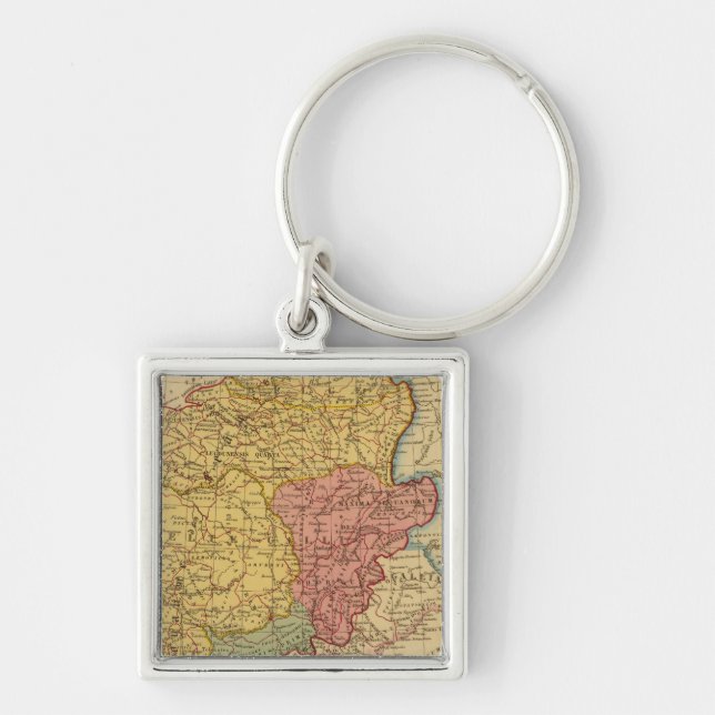 Porte-clés Carte de la Gaule (Devant)
