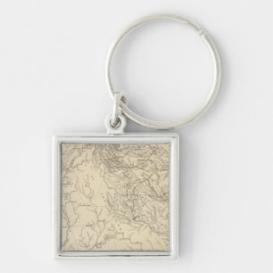 Porte-clés Carte de la Géorgie par Arrowsmith