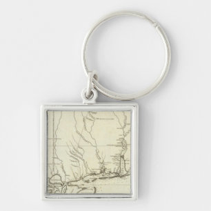Porte-clés Carte de la Louisiane