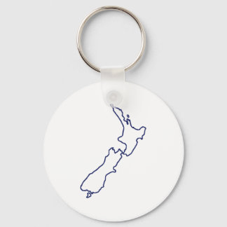 Porte-clés Carte de la Nouvelle-Zélande