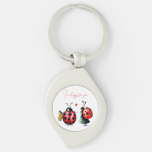 Porte-clés Carte de la Saint Valentin de Ladybug