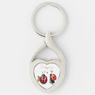 Porte-clés Carte de la Saint Valentin de Ladybug