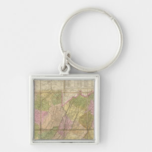 Porte-clés Carte de la Virginie