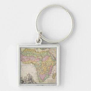 Porte-clés Carte de l'Afrique