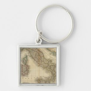 Porte-clés Carte de l'Atlas italien