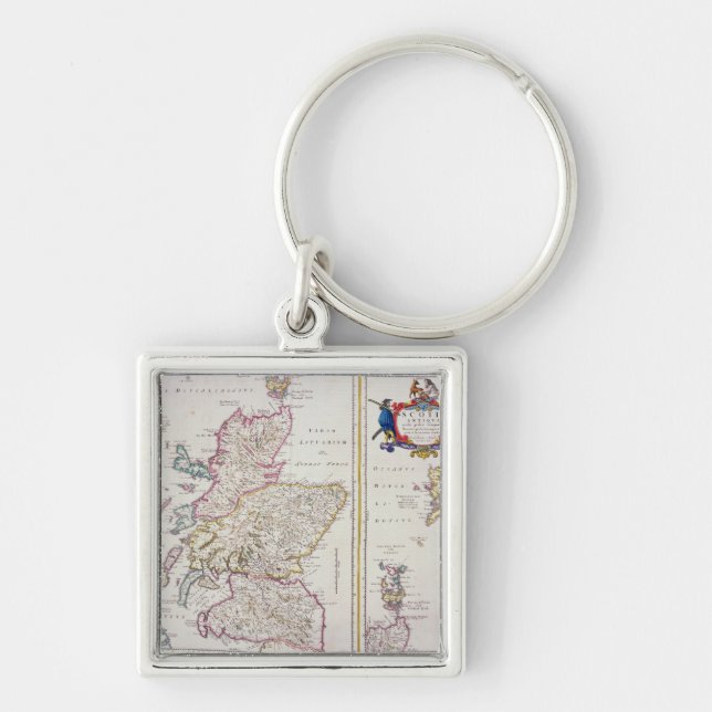 Porte-clés Carte de l'Ecosse, c.1700 (Devant)