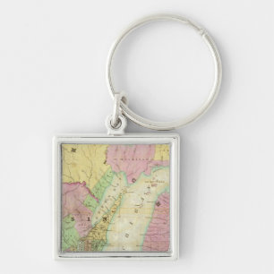 Porte-clés Carte de l'État du Michigan