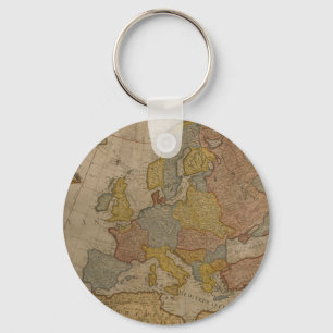 Porte-clés Carte de l'Europe 1700