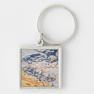 Porte-clés Carte de l'Europe centrale, 1486