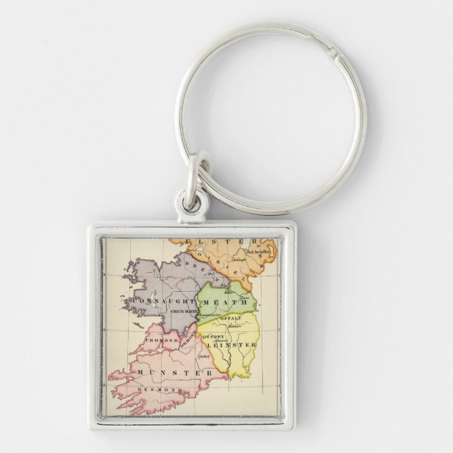 Porte-clés Carte de l'Irlande (Devant)
