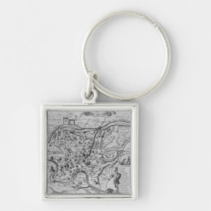 Porte-clés Carte de Rome antique