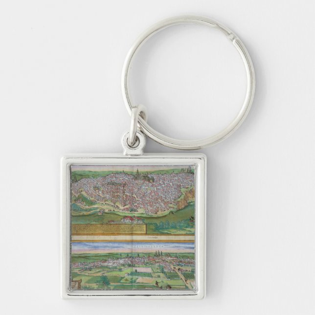 Porte-clés Carte de Toledo et de Valladolid, de 'Civitates (Devant)
