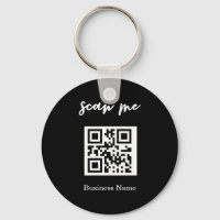 Carte de visite de code QR Votre Porte - clé de lo