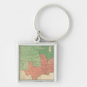 Porte-clés Carte des États-Unis 2