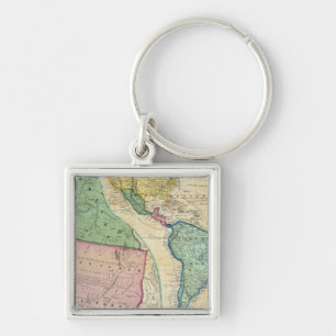 Porte-clés Carte des régions aurifères de Californie