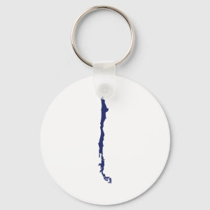 Porte-clés Carte du Chili