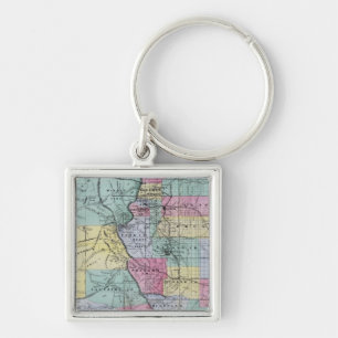 Porte-clés Carte du Colorado de Thayer