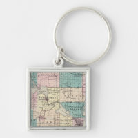 Carte du comté de Winnebago, État du Wisconsin