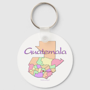 Porte-clés Carte du Guatemala