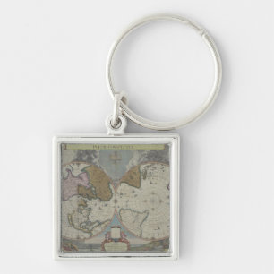 Porte-clés Carte du monde 16
