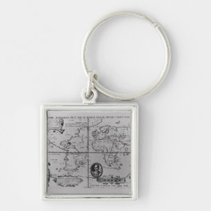Porte-clés Carte du monde affectant les expéditions