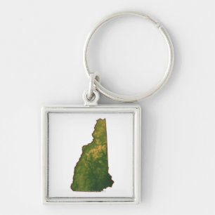 Porte-clés Carte du New Hampshire 2