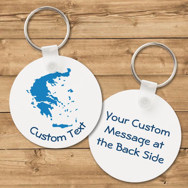 Porte-clés Carte du Porte - clé grec (Créateur téléchargé)